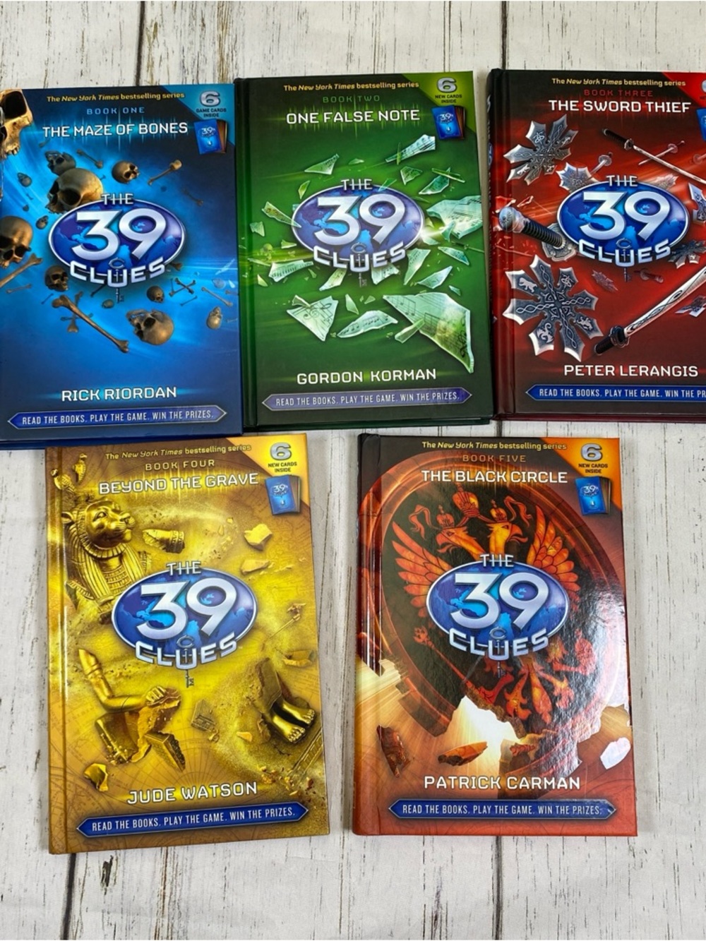 The 39 Clues Hardcover 5 Book Lot Books 1-5